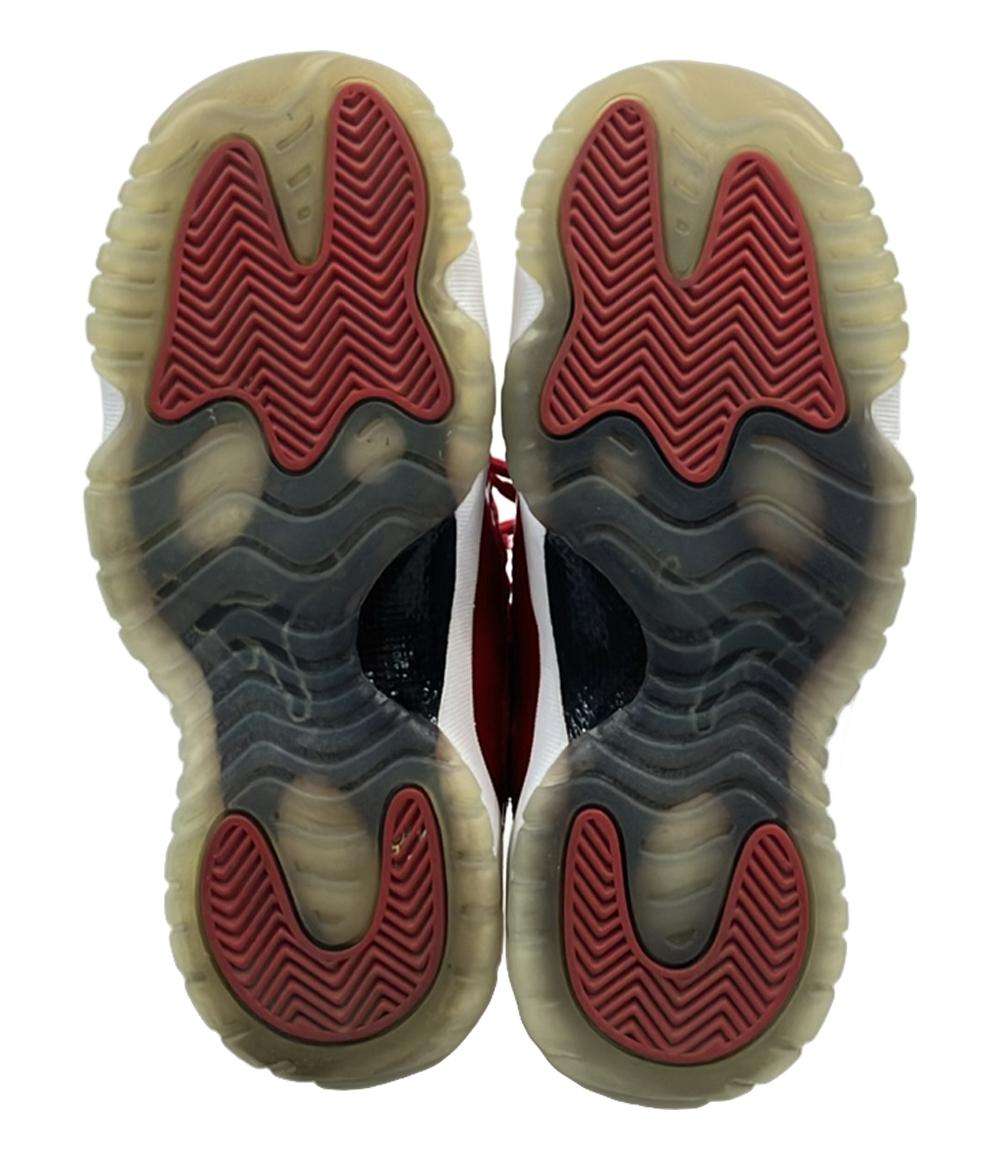 NIKE ミドルカットスニーカー AIR JORDAN 11 RETRO 378038-623 キッズ SIZE 22.5 (M) ナイキ
