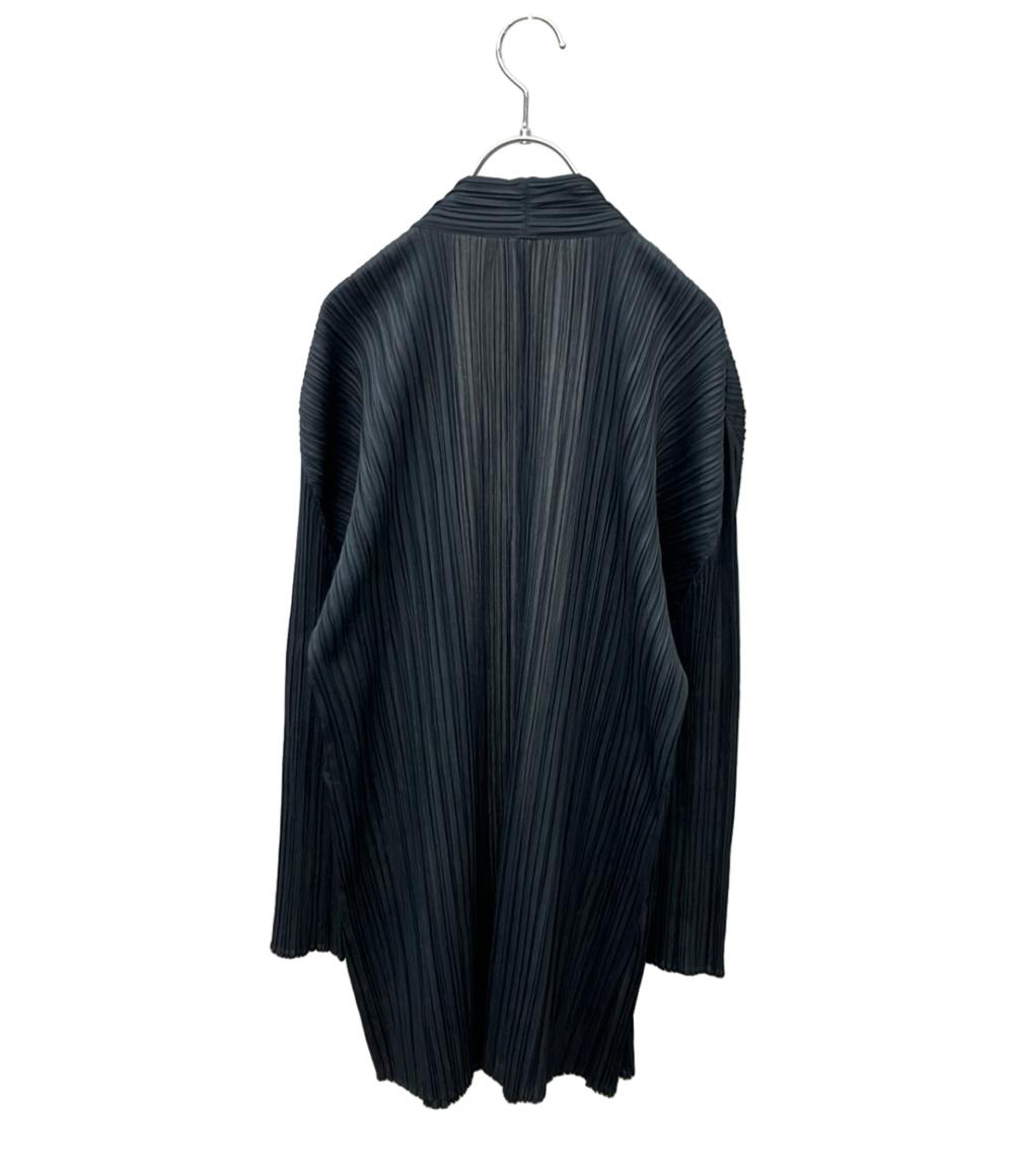 美品 PLEATS PLEASE 長袖カーディガン  プリーツロングカーディガン PP21-JA283 レディース SIZE 4 (XL) プリーツプリーズ