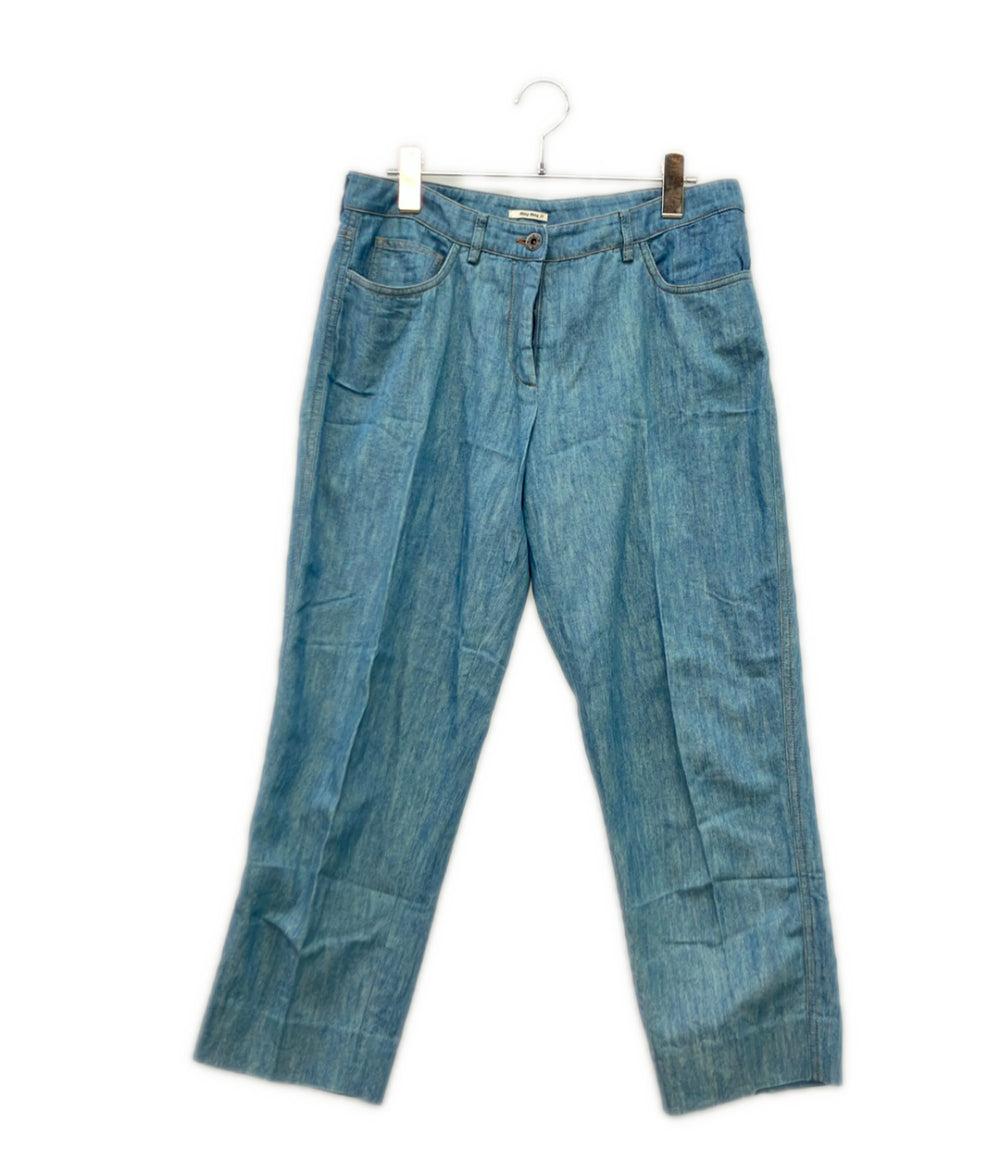 Miu Miu デニム パンツ GWP177 レディース SIZE 27 ミュウ ミュウ