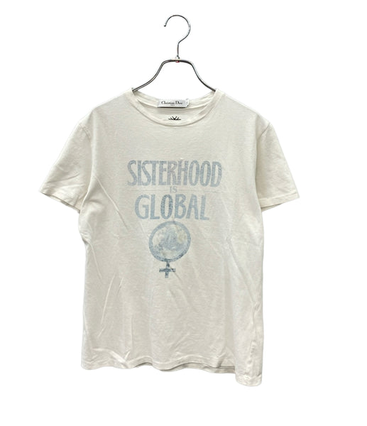 Christian Dior 半袖Tシャツ プリント 953T03SG428 レディース SIZE S