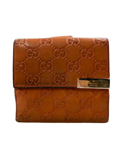 GUCCI ダブルホック 二つ折り財布 グッチシマ 257015 493075 レディース グッチ