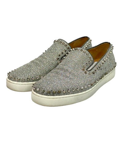 クリスチャンルブタン スリッポン スタッズ グリッター メンズ SIZE 43 (XL) Christian Louboutin