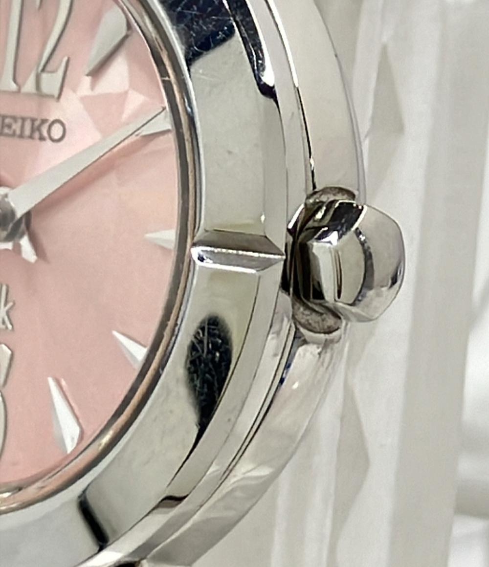 SEIKO 腕時計 lk ルキア クオーツ ピンク 1N01-0KG0 レディース