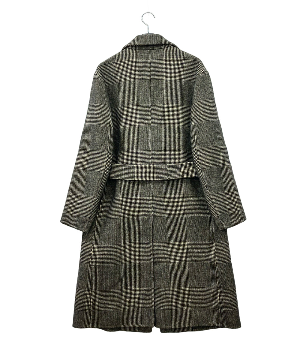 CARUSO グレンチェックベルテッドコート レディース SIZE 44 (L) カルーソー