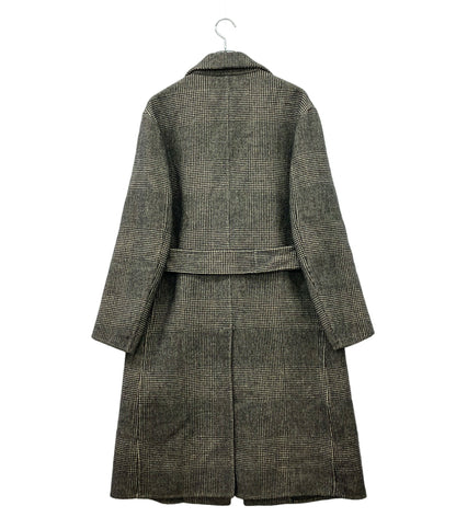 CARUSO グレンチェックベルテッドコート レディース SIZE 44 (L) カルーソー