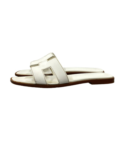 HERMES フラットレザーサンダル オラン レディース SIZE 37 1/2 エルメス