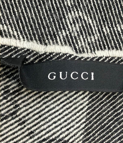グッチ マフラー ウール 100% GG柄 レディース GUCCI