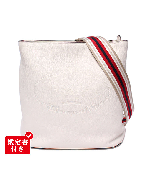 PRADA ショルダーバッグ 肩掛け 斜め掛け ヴィッテロ フェニックス 1BE023 レディース プラダ