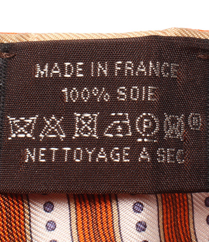 美品 HERMES スカーフ シルク100% ツイリー レディース エルメス