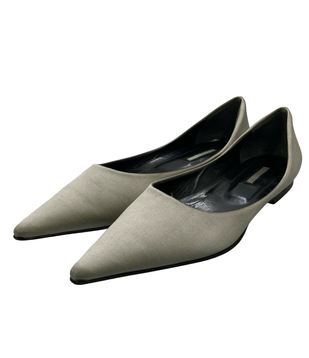 GIORGIO ARMANI ポインテッドトゥフラットパンプス GB 070 レディース SIZE 39 (24.5cm) ジョルジオアルマーニ