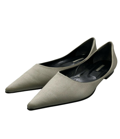 GIORGIO ARMANI ポインテッドトゥフラットパンプス GB 070 レディース SIZE 39 (24.5cm) ジョルジオアルマーニ