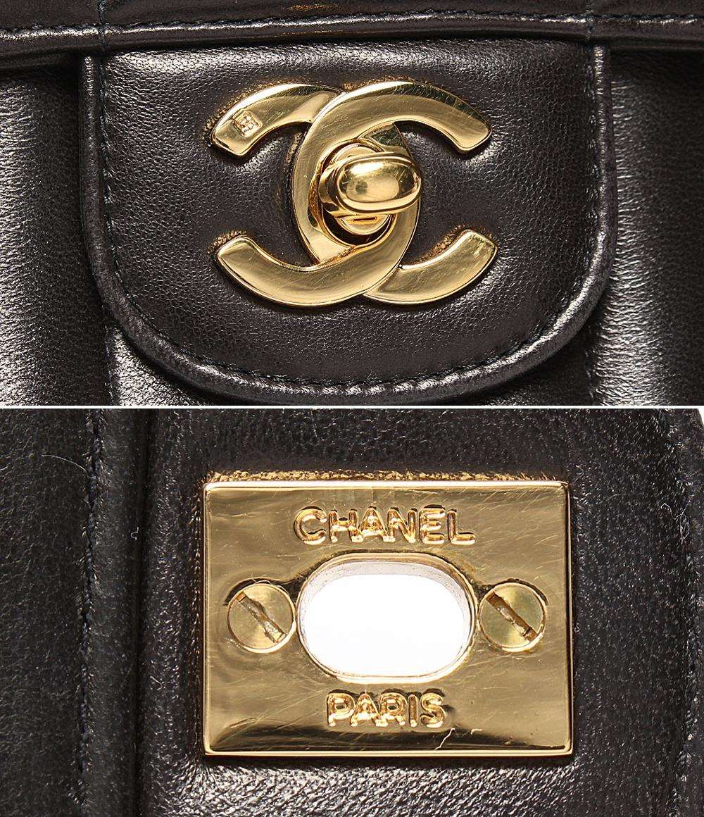 CHANEL チェーンショルダーバッグ ゴールド金具 2番台 シングルチェーン シングルフラップ マドモアゼル レディース シャネル