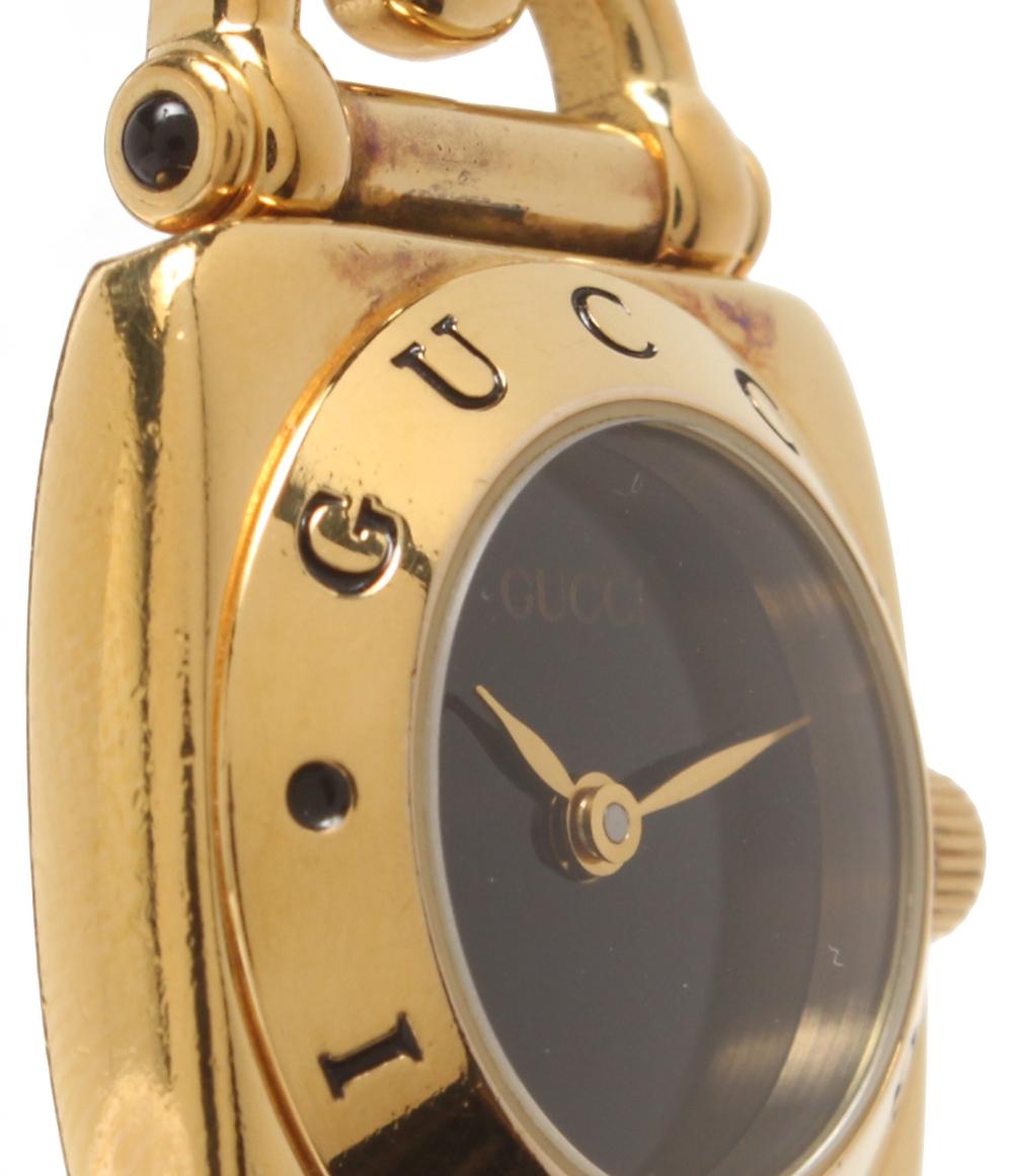 GUCCI 腕時計 ホースビット クオーツ ブラック 6300L レディース グッチ