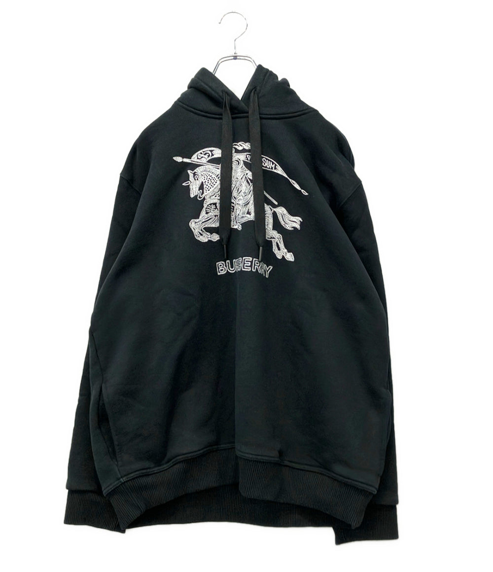 BURBERRY パーカー 長袖 23AW ドレイクロゴ 刺繍 箱付き DRAKE HOODIE 8072776 メンズ SIZE XXL バーバリー