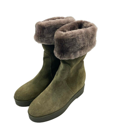 Salvatore Ferragamo ムートンブーツ レディース SIZE 6 M サルヴァトーレフェラガモ