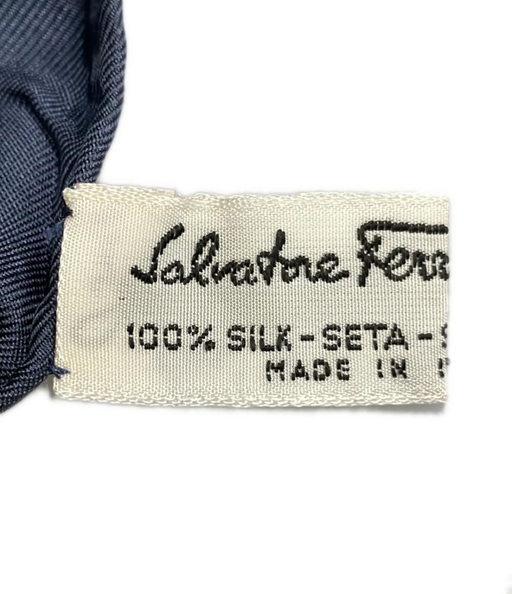 美品 Salvatore Ferragamo スカーフ シルク100% レディース サルヴァトーレフェラガモ