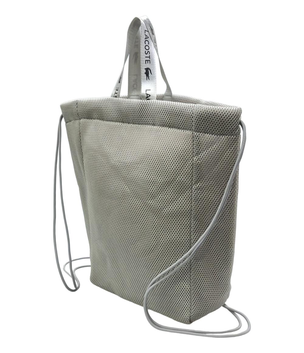 美品 LACOSTE リュック ナップザック ハンドバッグ メンズ レディース ラコステ