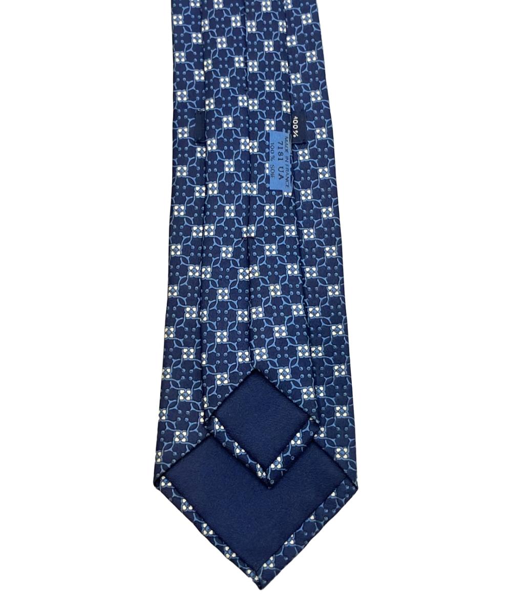 HERMES ネクタイ シルク100% メンズ エルメス