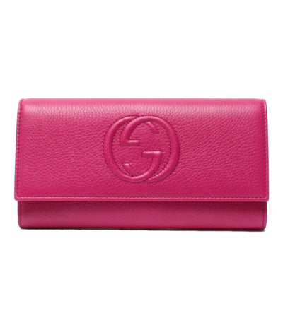 グッチ 美品 長財布  インターロッキング   282414 2184 レディース  (長財布) GUCCI