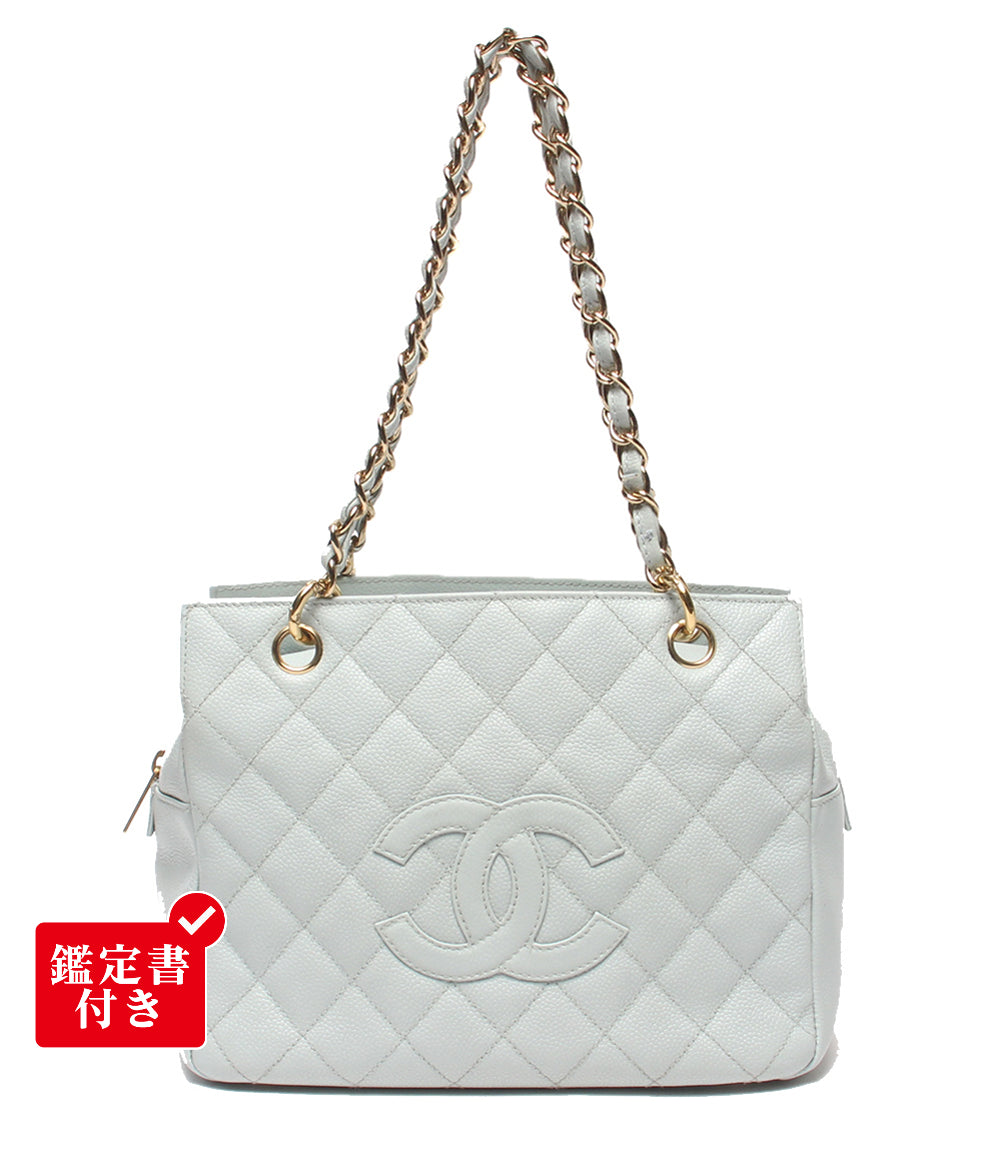 CHANEL チェーントートバッグ ショルダーバッグ 肩掛け ゴールド金具 マトラッセ ココマーク 7番台 レディース シャネル