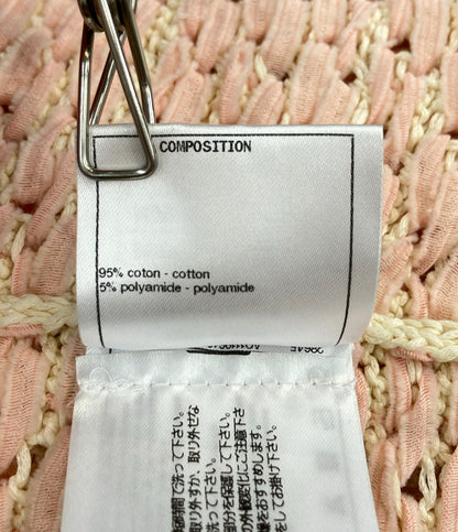 美品 CHANEL 長袖カーディガン ケーブルニット P58549K07658 レディース SIZE 38 (M) シャネル
