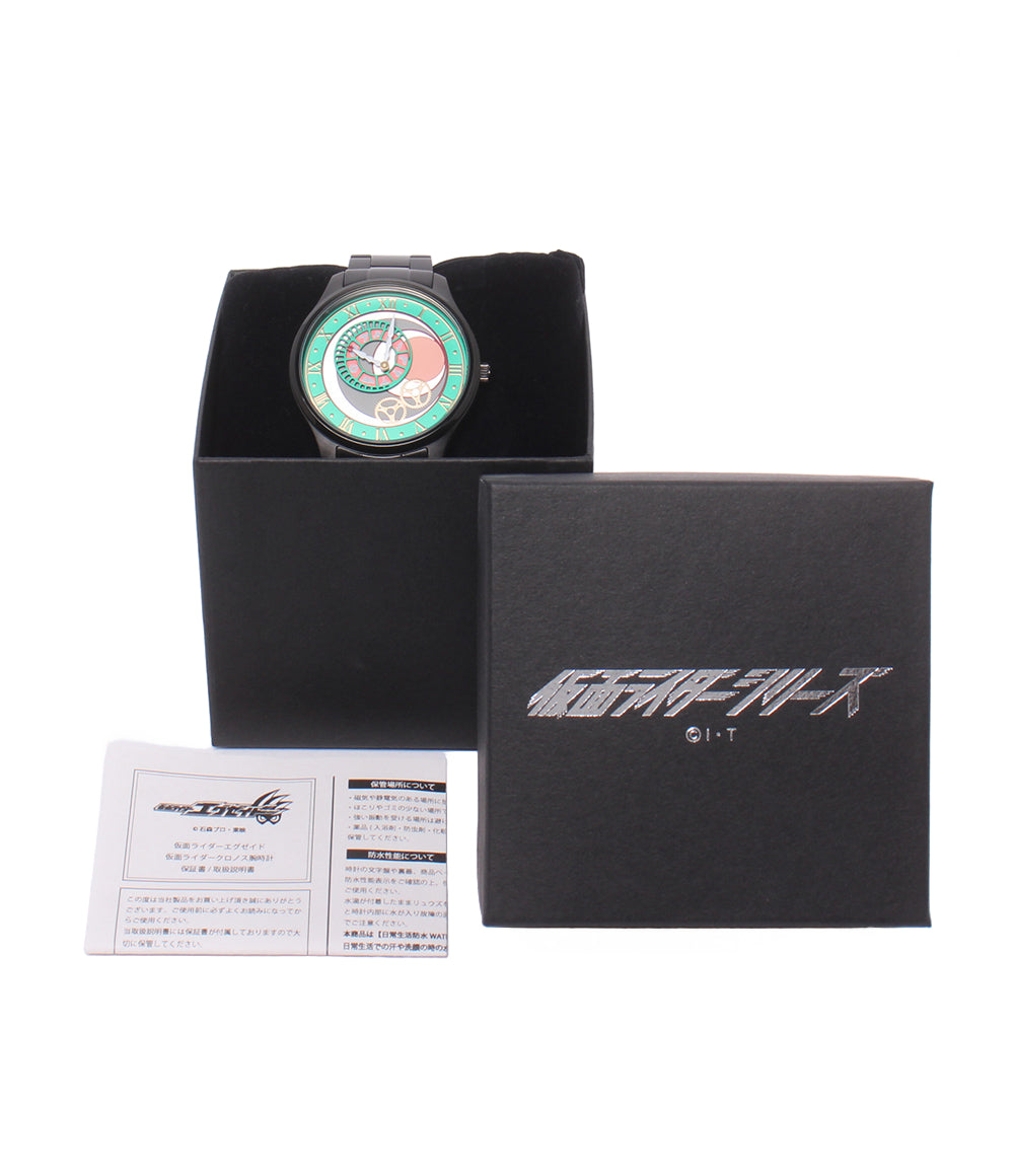 PREMIUM BANDAI 腕時計 仮面ライダーエグゼイド 仮面ライダークロノス クオーツ メンズ プレミアムバンダイ