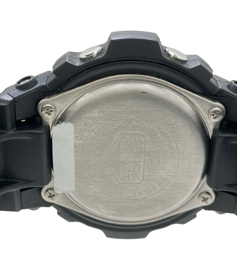 CASIO 腕時計 G-SHOCK ソーラー ネイビー AWG-M100SB メンズ カシオ