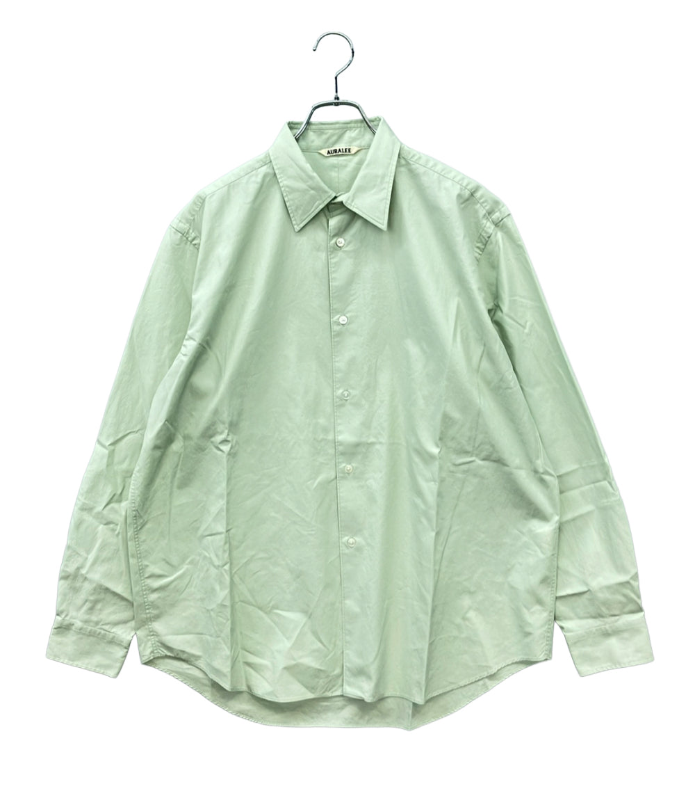 AURALEE 長袖シャツ WASHED FINX TWILL SHIRT 25SS A25AS01TN メンズ SIZE 5 (L) オーラリー