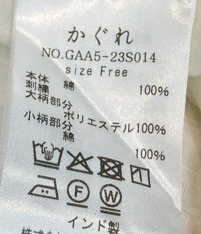 kagure 長袖シャツ ブラウス ジャガード パッチワーク 25SS セレクトショップ GAA5-23S014 レディース SIZE Free (M) かぐれ