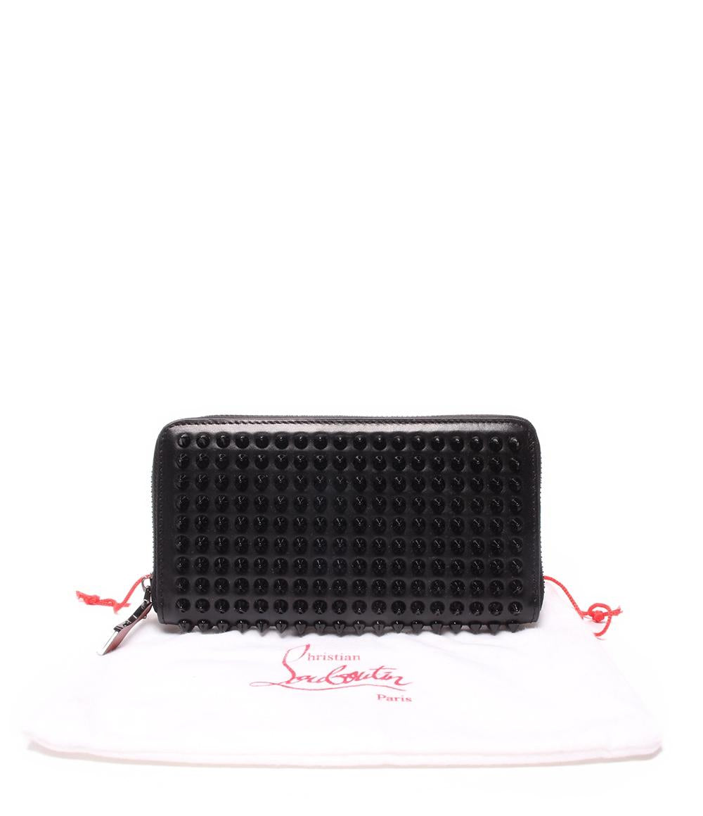 クリスチャンルブタン ラウンドファスナー長財布 スタッズ レディース Christian Louboutin