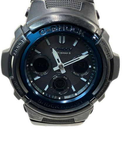 CASIO 腕時計 G-SHOCK ソーラー ブラック AWG-M100A メンズ カシオ