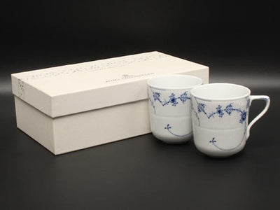 美品 Royal Copenhagen マグカップ 2点セット ペア ブルーコペンハーゲン ロイヤルコペンハーゲン