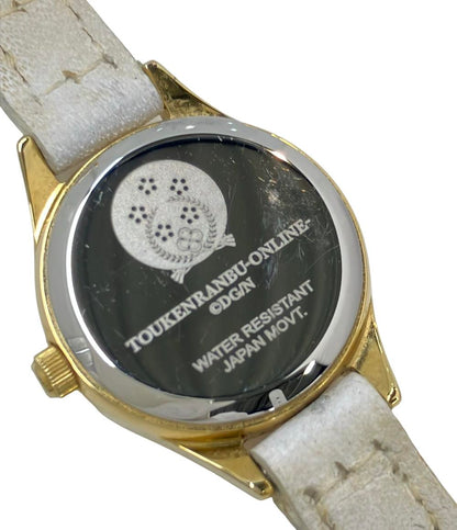 腕時計 クオーツ ネイビー レディース