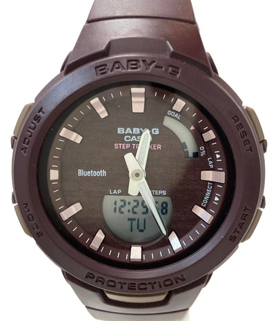 カシオ 腕時計 BABY-G ステップトラッカー クオーツ ブラウン BSA-B100 レディース CASIO