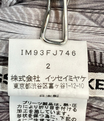 ISSEY MIYAKE 長袖 ブラウス IM93FJ746 レディース SIZE 2 イッセイミヤケ