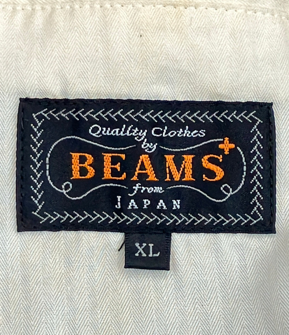 BEAMS PLUS ハリスツイード バルカラー コート メンズ SIZE XL ビームスプラス