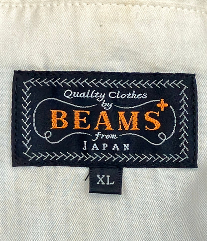 BEAMS PLUS ハリスツイード バルカラー コート メンズ SIZE XL ビームスプラス