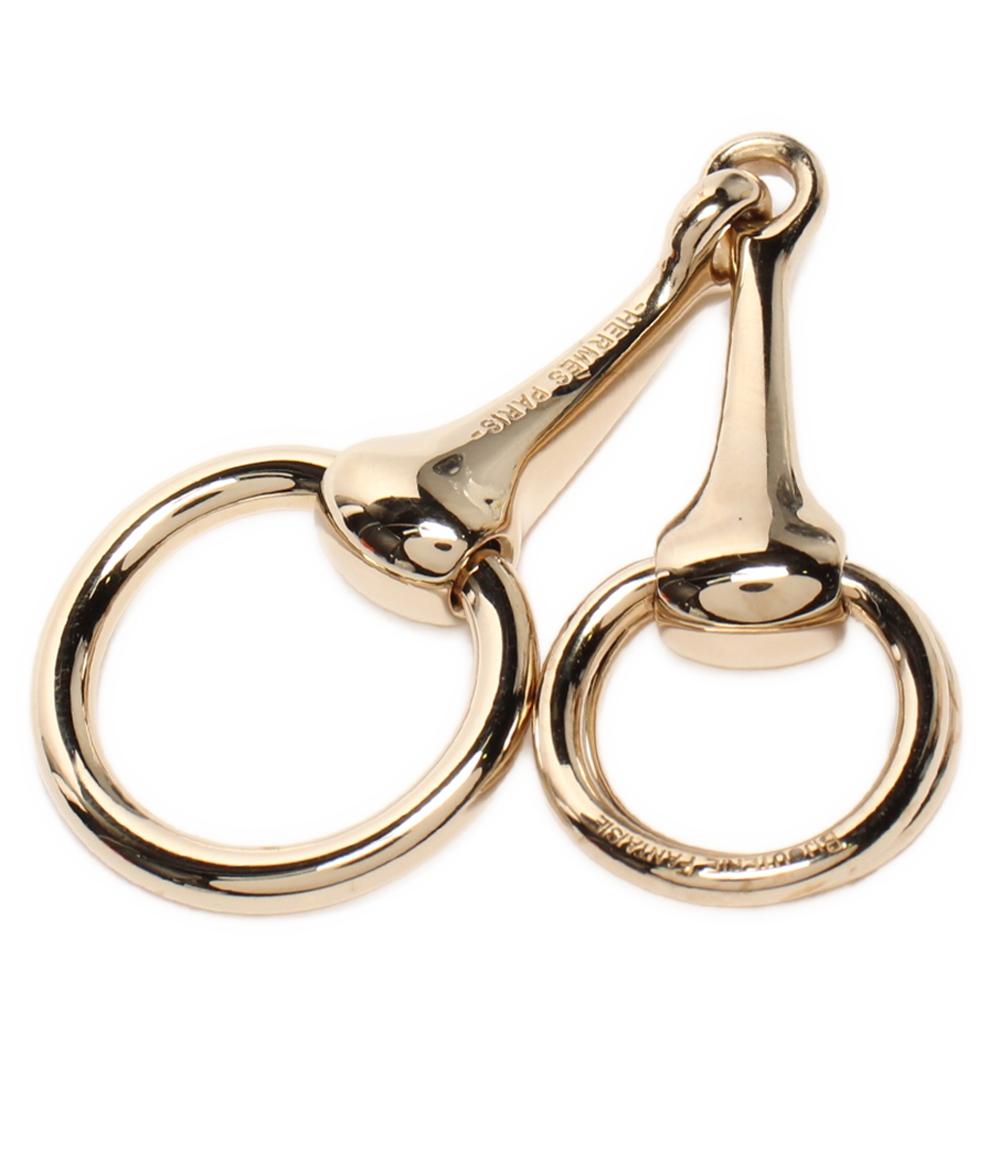 美品 エルメス スカーフリング ゴールドリング モールドゥ レディース HERMES