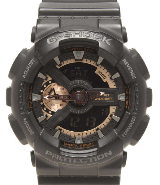 値下げ　GショックGA-110RG G-SHOCK Gショック ジーショック カシオ ブラック 黒 ピンクゴールド