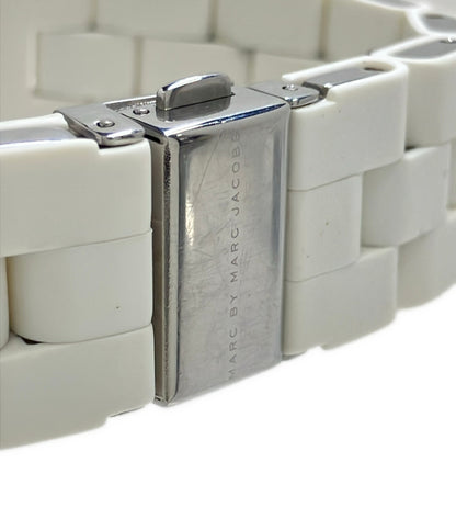 MARC BY MARC JACOBS 腕時計 クオーツ ホワイト MBM2535 レディース マークバイマークジェイコブス