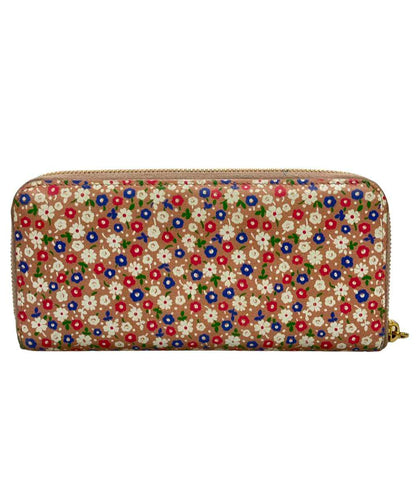 Miu Miu ラウンドファスナー長財布 花柄 レディース ミュウ ミュウ