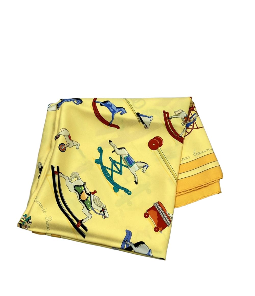 エルメス スカーフ カレ90 シルク100% Raconte moi Le Cheval レディース HERMES