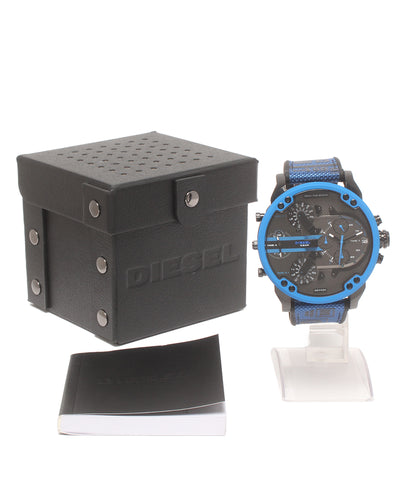 DIESEL 腕時計 ミスターダディ クオーツ ブラック DZ-7434 メンズ ディーゼル