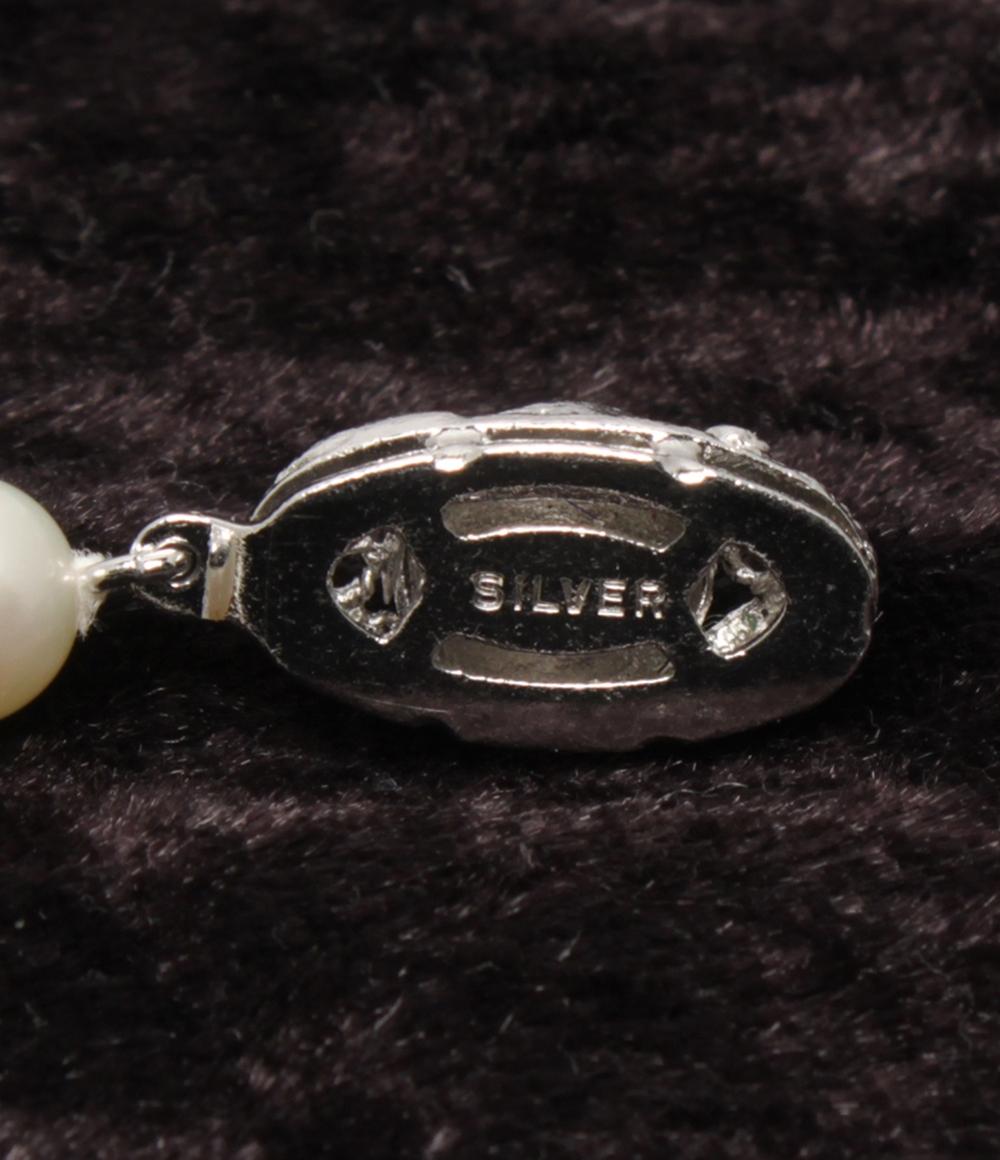 美品 ネックレス SV パール 6.5-7.0mm レディース