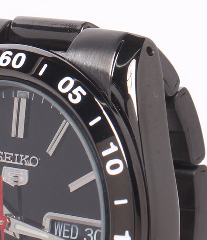 SEIKO 腕時計 SEIKO 5 セイコーファイブ 自動巻き ブラック SNKE03K1 メンズ セイコー