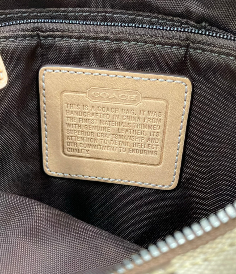 美品 COACH ハンドバッグ シグネチャー レディース コーチ