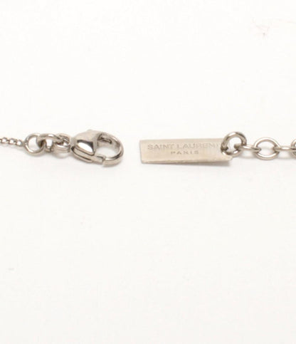 美品 YVES SAINT LAURENT ブレスレット カサンドラ YSLロゴ レディース イヴ・サンローラン