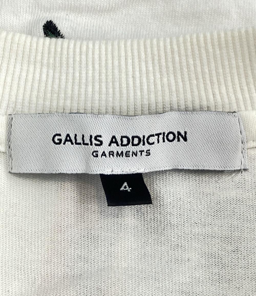 ガリスアディクション 半袖Tシャツ バック刺繍 メンズ SIZE 4 (XL) GALLIS ADDICTION