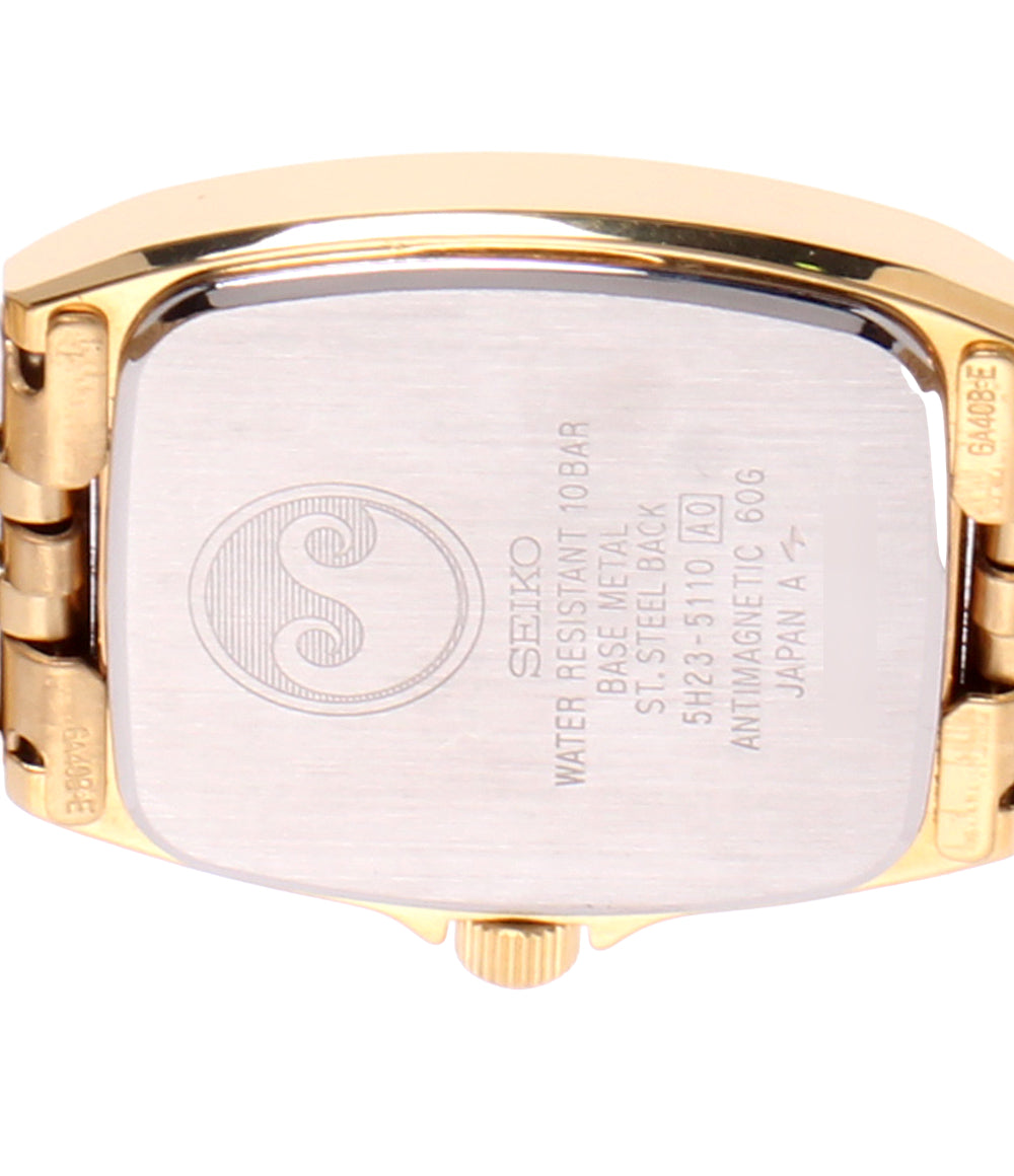 SEIKO 腕時計 クロノス クオーツ 5H23-5110 メンズ セイコー