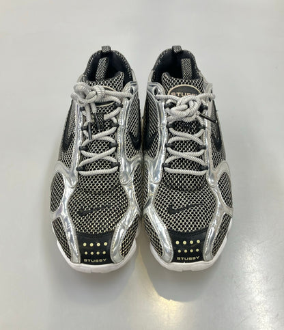 NIKE ローカットスニーカー × STUSSY AIR ZOOM SPIRIDON CAGE 2 CU1854-001 メンズ SIZE 27.0 ナイキ